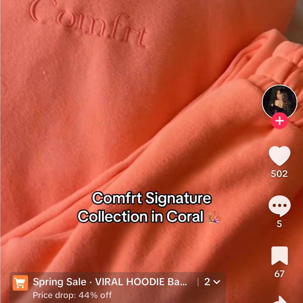 Tik Tok SOLD OUT 🪸Coral 🪸 sweatpants